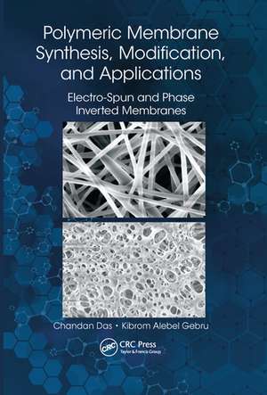 Polymeric Membrane Synthesis, Modification, and Applications: Electro-Spun and Phase Inverted Membranes de Chandan Das