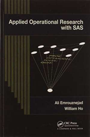 Applied Operational Research with SAS de Ali Emrouznejad