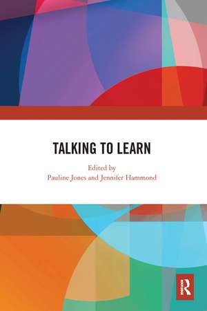 Talking to Learn de Pauline Jones