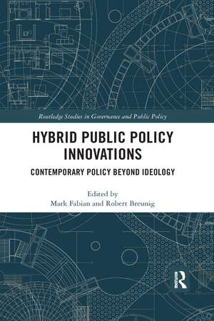 Hybrid Public Policy Innovations: Contemporary Policy Beyond Ideology de Mark Fabian