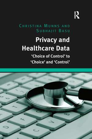 Privacy and Healthcare Data: 'Choice of Control' to 'Choice' and 'Control' de Christina Munns