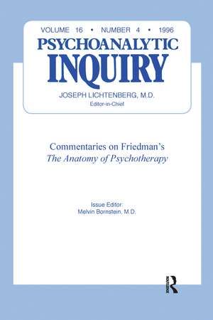 Commentaries: Psychoanalytic Inquiry, 16.4 de Melvin Bornstein