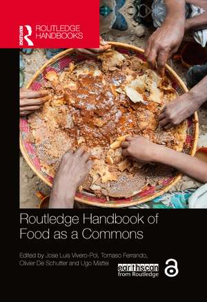 Routledge Handbook of Food as a Commons de Jose Luis Vivero-Pol