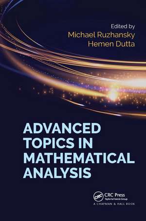 Advanced Topics in Mathematical Analysis de Michael Ruzhansky