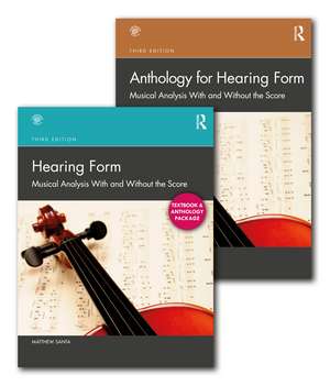 Hearing Form - Textbook and Anthology Set: Musical Analysis With and Without the Score de Matthew Santa