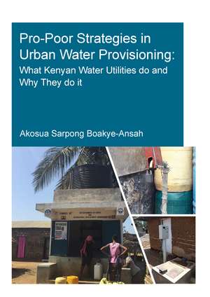 Pro-Poor Strategies in Urban Water Provisioning: What Kenyan Water Utilities Do and Why They Do It de Akosua Sarpong Boakye-Ansah