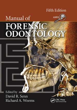 Manual of Forensic Odontology de David Greene