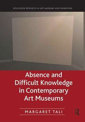 Absence and Difficult Knowledge in Contemporary Art Museums de Margaret Tali