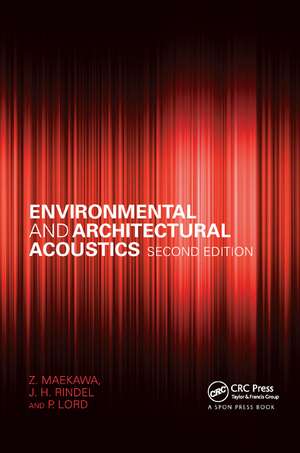 Environmental and Architectural Acoustics de Z. Maekawa