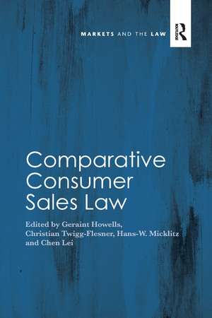 Comparative Consumer Sales Law de Geraint Howells