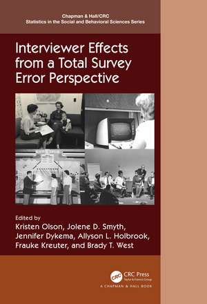 Interviewer Effects from a Total Survey Error Perspective de Kristen Olson