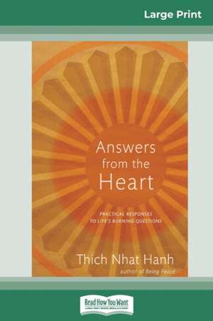 Answers from the Heart de Thich Nhat Hanh