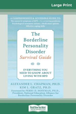 The Borderline Personality Disorder, Survival Guide de Alex Chapman