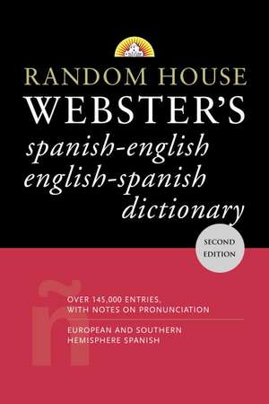 Random House Webster's Spanish-English/English-Spanish Dictionary de Random House Reference