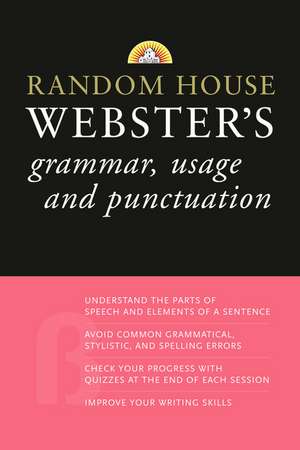 Random House Webster's Grammar, Usage, and Punctuation de Random House