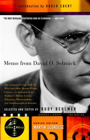 Memo from David O. Selznick de David Selznick