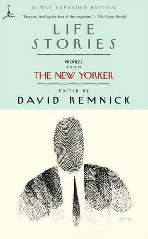 Life Stories de David Remnick