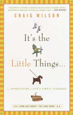 It's the Little Things . . .: An Appreciation of Life's Simple Pleasures de Craig Wilson