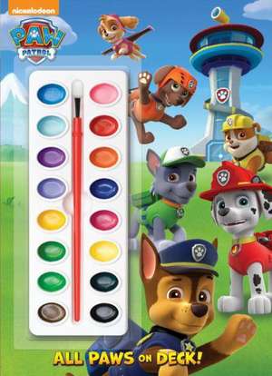 All Paws on Deck! [With Paint Brush and Paint] de Golden Books