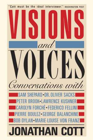 Visions and Voices de Jonathan Cott