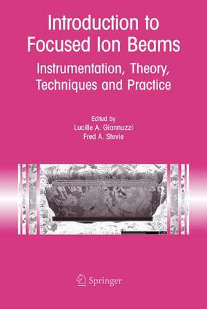 Introduction to Focused Ion Beams: Instrumentation, Theory, Techniques and Practice de Lucille A. Giannuzzi