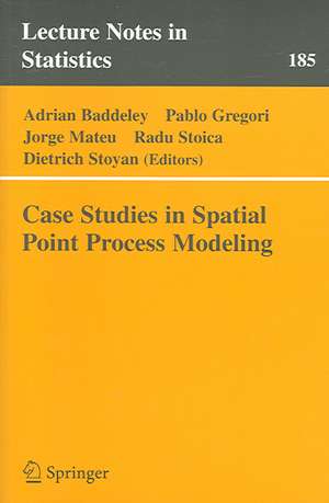 Case Studies in Spatial Point Process Modeling de Adrian Baddeley