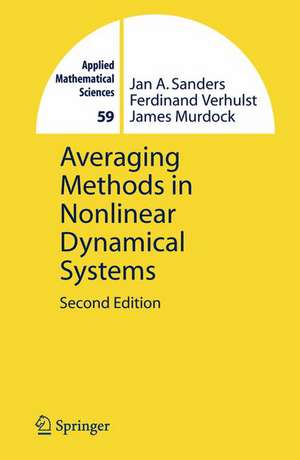 Averaging Methods in Nonlinear Dynamical Systems de Jan A. Sanders