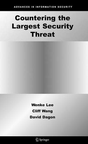 Botnet Detection: Countering the Largest Security Threat de Wenke Lee