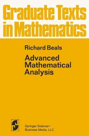 Advanced Mathematical Analysis: Periodic Functions and Distributions, Complex Analysis, Laplace Transform and Applications de R. Beals