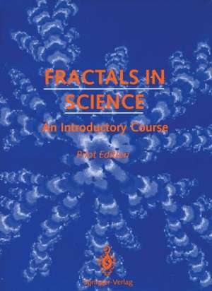 Fractals in Science: An Introductory Course de Eugene Stanley