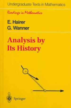 Analysis by Its History de Ernst Hairer