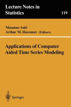 Applications of Computer Aided Time Series Modeling de Masanao Aoki