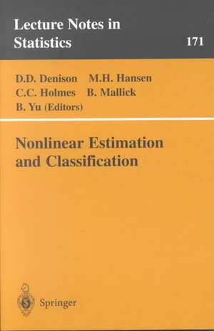 Nonlinear Estimation and Classification de David D. Denison