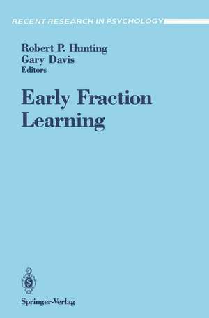 Early Fraction Learning de Robert P. Hunting