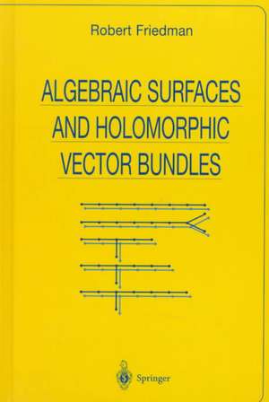 Algebraic Surfaces and Holomorphic Vector Bundles de Robert Friedman