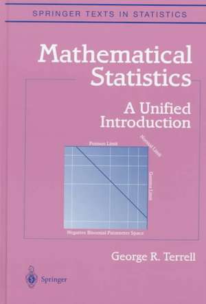 Mathematical Statistics: A Unified Introduction de George R. Terrell