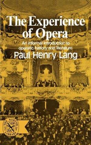 The Experience of Opera de Ph Lang