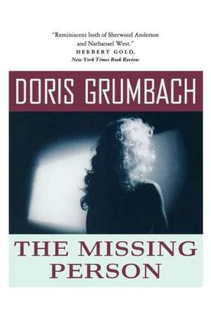 The Missing Person de D Grumbach