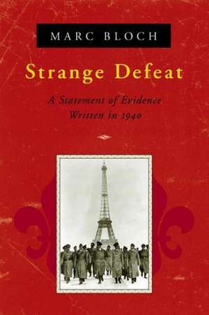 Strange Defeat (Paper) de Marc Bloch