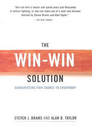 The Win-Win Solution de Steven J. Brams