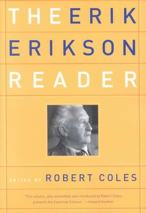 The Erik Erikson Reader de Erik H. Erikson