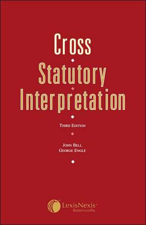 Cross: Statutory Interpretation de Rupert Cross