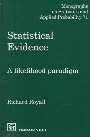 Statistical Evidence de Richard M. Royall