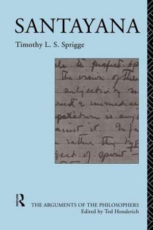 Santayana de Timothy L. S. Sprigge