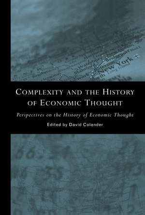 Complexity and the History of Economic Thought de David Colander