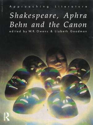 Shakespeare, Aphra Behn and the Canon de Lizbeth Goodman