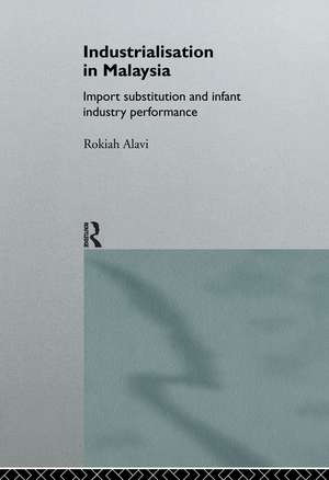 Industrialization in Malaysia: Import Substitution and Infant Industry Performance de Rokiah Alavi