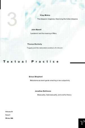 Textual Practice 10.3 de Alan Sinfield