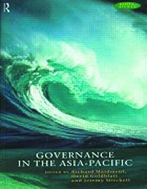 Governance in the Asia-Pacific de David Goldblatt