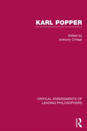 Karl Popper de Professor Anthony O'Hear